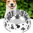 thumbnail image 4 of Pet Bowl, Easy To Clean Non-slip Base Durable Dog Feeding Bowl Resistant To Bite  For Home L Cow Texture, 4 of 8