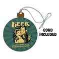 thumbnail image 2 of Beer Brew Unto Others As You Would Yourself Funny Humor Wood Christmas Tree Holiday Ornament, 2 of 7