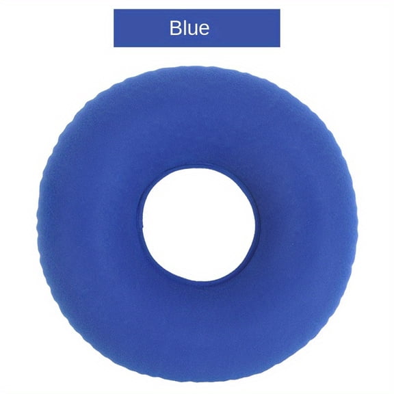 Inflatable Donut Coccyx Cushion, Pressure Relief Seat Pillow for Hemorrhoids Bedsores, for Wheelchair Car Office, with 1 Inflator