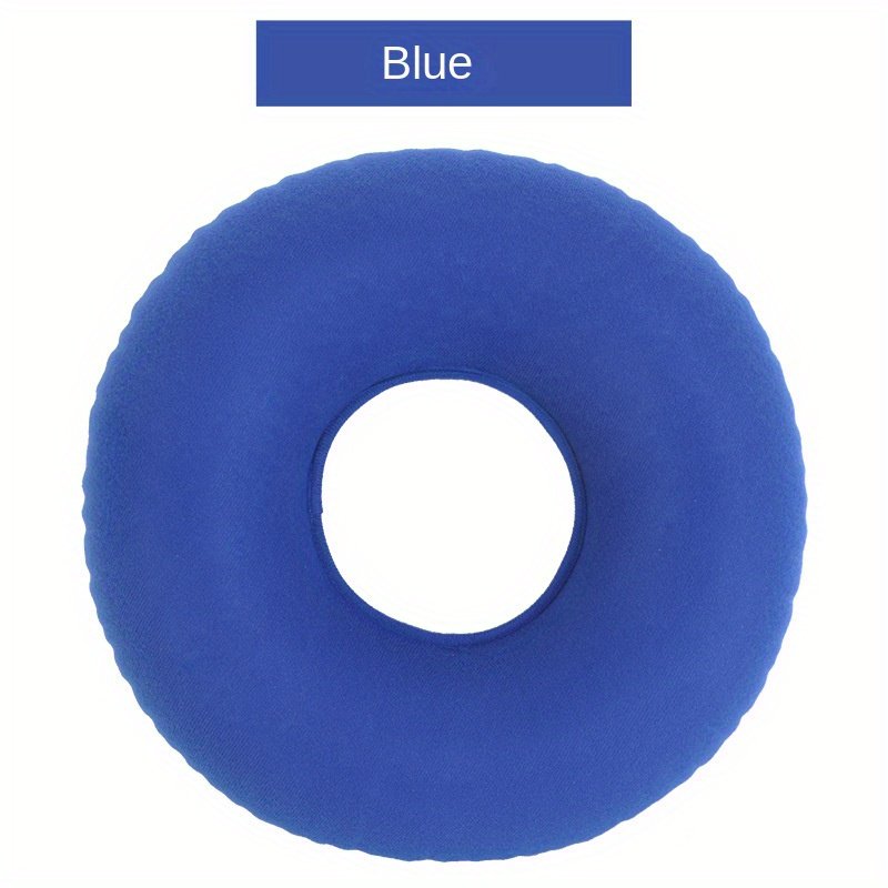 Inflatable Donut Coccyx Cushion, Pressure Relief Seat Pillow for Hemorrhoids Bedsores, for Wheelchair Car Office, with 1 Inflator