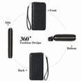 thumbnail image 4 of GAEKEAO Women’s Wristlet Wallet Rfid Blocking Leather Zip Around Wallet with Large Capacity Card Slots and ID Window, 4 of 7
