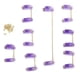 thumbnail image 3 of Estabilizador de teclado mecánico 2 especificaciones con accesorio de tapa de tecla de alambre dorado para DIYTransparent Purple, 3 of 8