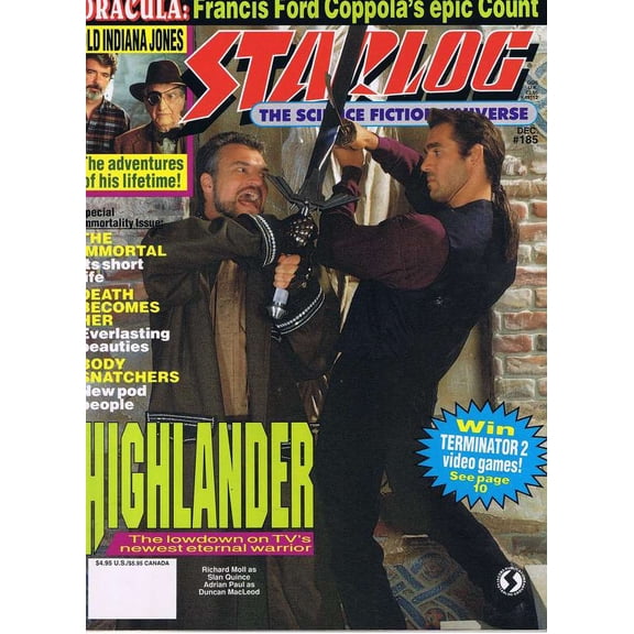 Starlog #185 VF ; Starlog Comic Book