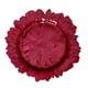 thumbnail image 2 of Plato de cena Plato de servicio decorativo Plato de comida occidental irregular con diseño floral de vidrio Rojo, 2 of 9