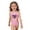 c-203Pink90, variant on MEZZALL Children Girls Adjustable Strap One-Pieces Monokini Swimsuit Sweetheart Neckline And Ruffle Skirt Design Boho Summer Flower Print Beachwear
