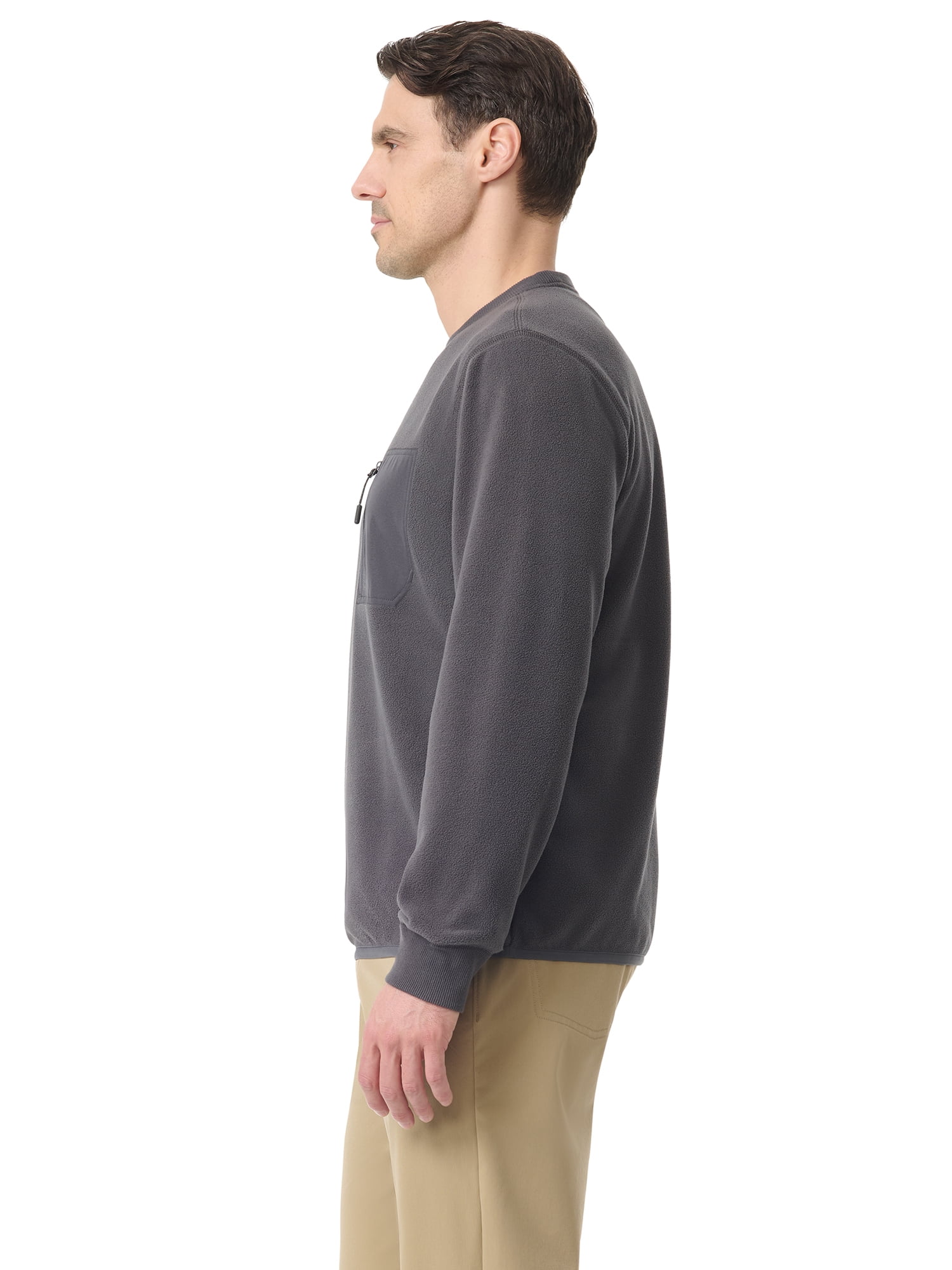 Bass & Co Men's Polar Utility Crew Fleece, Sizes S-3XL