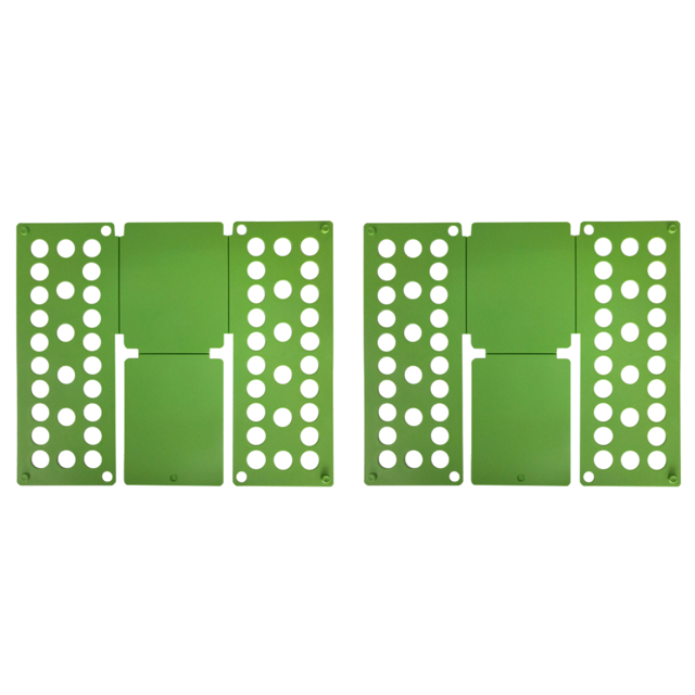 Ropa Plástico Tablero Plegable Carpeta Camisa para Herramienta Almacenamiento El () Verde