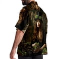 thumbnail image 3 of Saint Patrick's Day Men's Short Sleeve Shirts, Casual, Printed, Button Down, Beach Shirt - Spread Collar Tops for Summer Beach Fun, 3 of 6