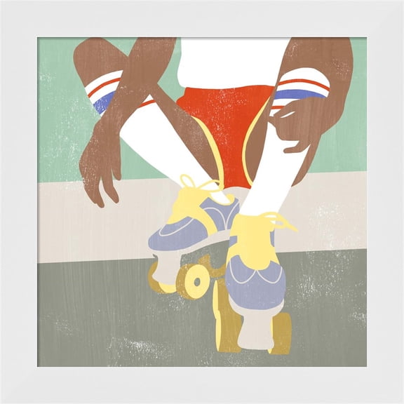 Great Art Now Derby Dames I by Grace Popp, Framed Wall Art, 14W x 14H