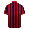 thumbnail image 5 of VgaVtl Summer Polo Shirts Men Short Sleeve Big and Tall Shirts for Men Running Casual Striped Button Red Shirts, 5 of 7
