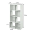 thumbnail image 3 of Librero Mainstays de 8 Cubos Blanco, 3 of 4