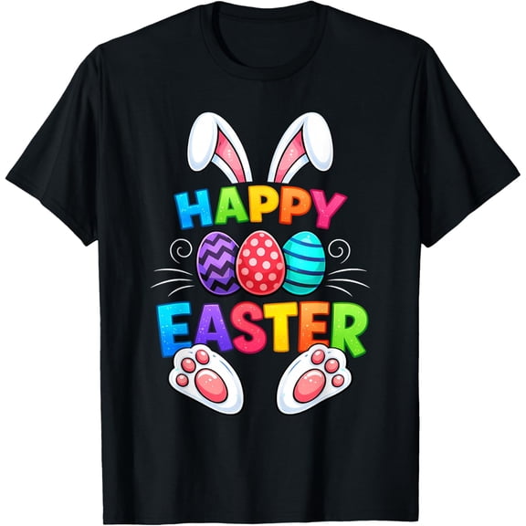 Happy Easter Day Easter Shirts Funny Bunny Eggs Mens T-Shirt