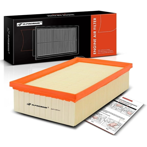 A-Premium Engine Air Filter Compatible with Audi A3, A3 Quattro, Q3, S3, TT Quattro & Volkswagen Arteon, Golf, GTI, Jetta, Tiguan, 2015-2023, Flexible Panel, Replace# 5Q0129620D