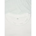 thumbnail image 3 of Kids' Casual Short-Sleeve T-Shirt with "Bruh" Print, Cotton Crew Neck Top for Girls, Stretch Fabric, Summer Cozy Tee (100% Cotton) – Fits Ages 12 & Under, 3 of 6