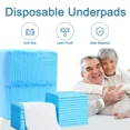 thumbnail image 1 of Ultra-Light Disposable Underpads for Elderly Care | Size 60x90cm (20 Pads), 1 of 5