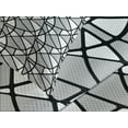 thumbnail image 4 of Ambesonne Black White Quilted Bedspread Set 2 Pcs, Thick Thin Lines Tile, Twin Size, Black and White, 4 of 5