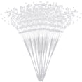 thumbnail image 1 of 100 varillas de perlas ABS para decoración de ramos de novia, bodas y fiestas (blancas), 1 of 7