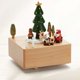thumbnail image 1 of Caja de música navideña estilo artesanía de madera regalos creativos de navidad regalos de caja de música navideña, 1 of 6