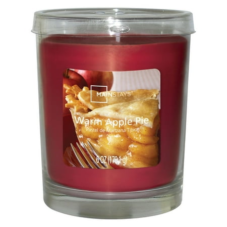 mainstays jar candle pie warm oz apple