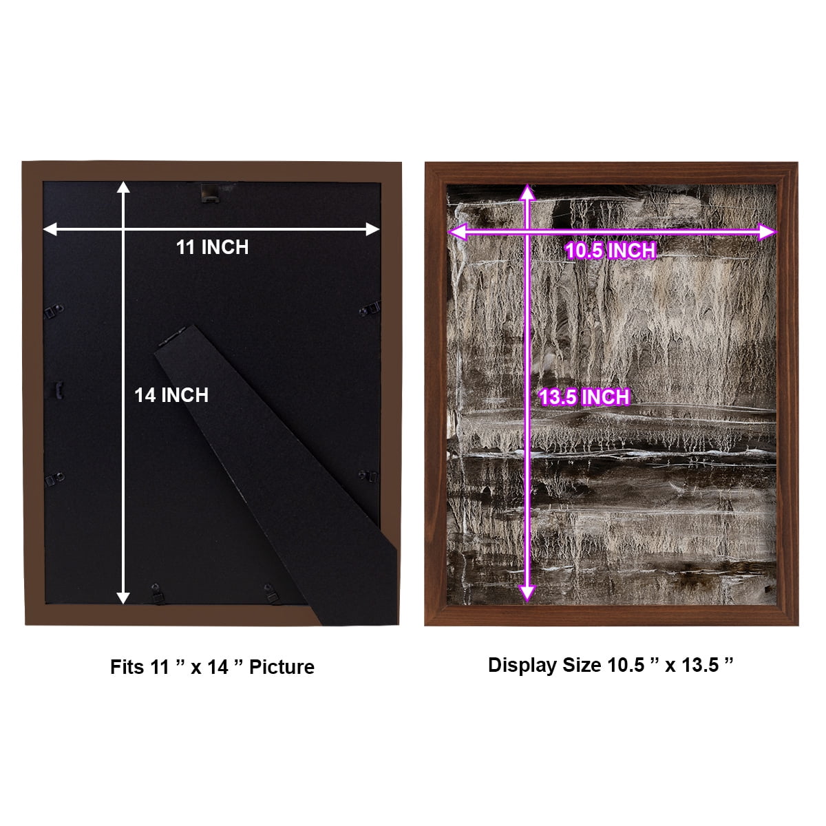 Continuum III -Framed Print w/glass-Chestnut