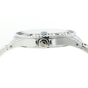 Elgin Adult Male Pave Link Analog Watch in Silver (FG160022)
