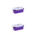 thumbnail image 1 of Inteprter Calentamiento sin complicaciones con silicona apta para microondas con y especificaciones para elegir El preferido puede ser morado púrpura 1200ml 2piezas, 1 of 6