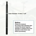 thumbnail image 5 of Unique Bargains Bicycle Seat Post Aluminum Alloy Seat Tube with Scale Mark Universal for MTB Mountain Bike Black 31.8x550mm, 5 of 7