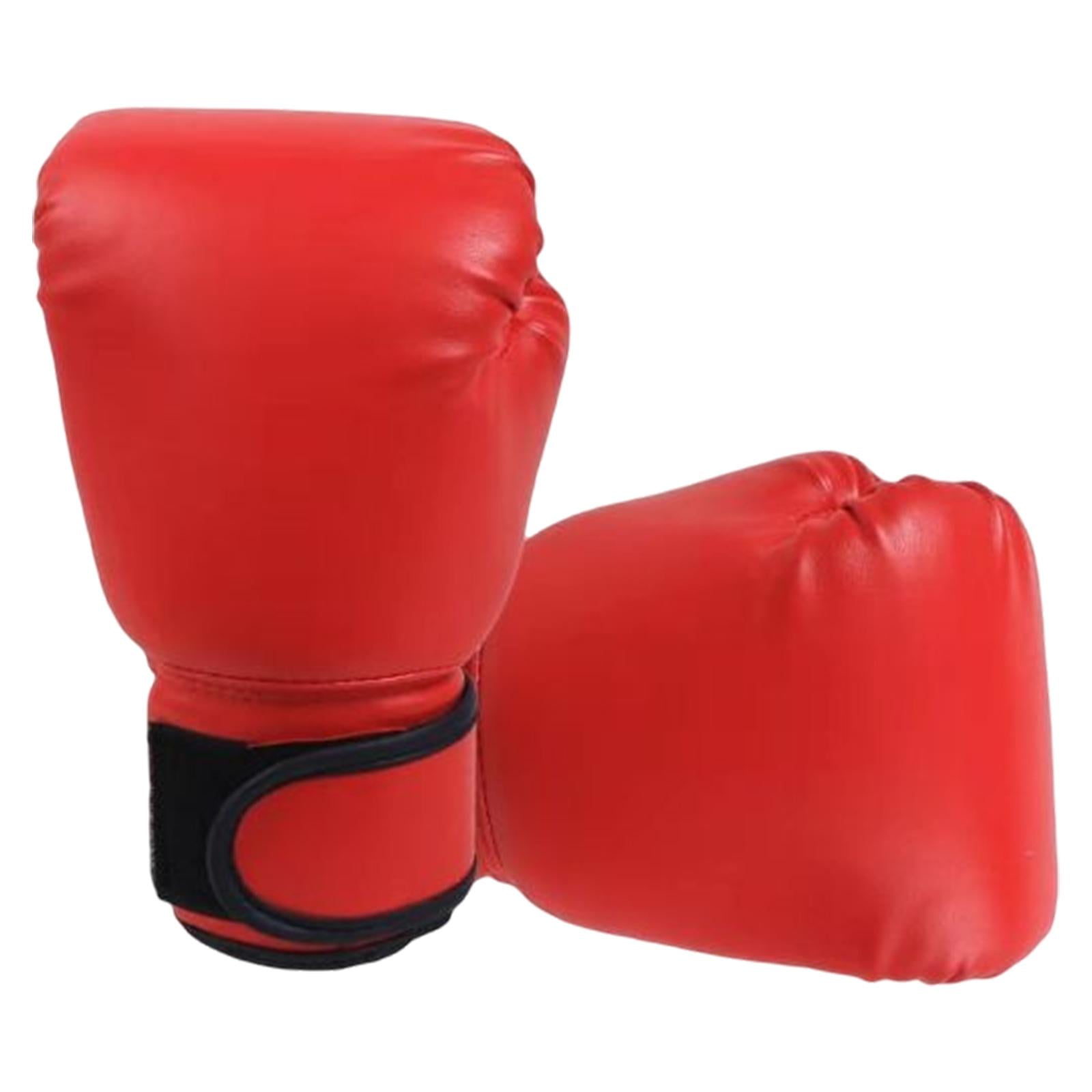 Siruishop Kids Adults Kick Boxing Gloves Mma Punching Heavy Bag Mitts Mesh Breathable Red Adult Other