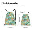 thumbnail image 2 of Japuie Cute Pineapples Print Drawstring Backpack,Drawstring Bags, Draw String Back Bag,Sport Gym Bag for Sports, Gym, Travel, Swimming, Beach -Small, 2 of 7