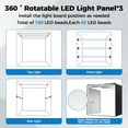 thumbnail image 3 of Photo Light Box / Photo Studio Lightbox with CRI> Light BeadsDimmable Shooting Tent Kit with and Warm Light Color Backdrops Photo Booth for Photog, 3 of 7