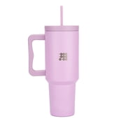 Cubitt Insulated Stainless Steel 40 oz Tumbler with Handle and Straw Lid, Cupholder Friendly