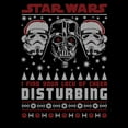 thumbnail image 2 of Men's Star Wars Ugly Christmas Lack Of Cheer Disturbing  Graphic Tee Black X Large, 2 of 5
