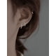 thumbnail image 2 of Pendientes de plata S925 con forma de círculo de circonita y diamante para mujer, aretes con forma de círculo de diamante Rai Explosive Advanced Sense, 2 of 5