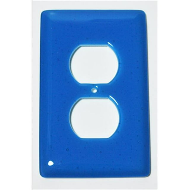 Aquila Art Verre WP1027-1GR Bleu Turquoise 1 Gang Réceptif