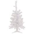thumbnail image 2 of Northlight Lighted Woodbury Pine Slim Artificial Christmas Tree, 2 of 7