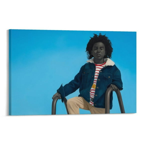 Amy Sherald-Kingdom Poster Decorative Painting Canvas Wall Art Living Room Posters Bedroom Painting 24x36inch(60x90cm)