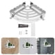 thumbnail image 4 of GOOHOCHY Cuarto de baño Estante de ducha Esquina almacenaje Rack Water Wall Wall Ducha Caddy, 4 of 7