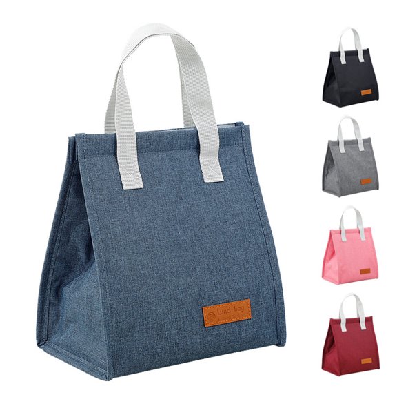 Insulated Lunch Bag for Men & Women, Large Capacity Lunch Box for Work,Office ,Picnic, Hiking, Beach, Thermal Cooler Tote w/ Adjustable Strap, Classic Plaid Design,