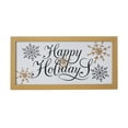 thumbnail image 4 of Happy Holidays Snowflakes Framed Wall Hanging Sign 8x16, 4 of 5