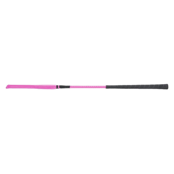 Horse Whip Riding Crop Premium Leather Anti Slip Silicone Handle Durable Equestrian Racing for Training Competitions 65cm Length