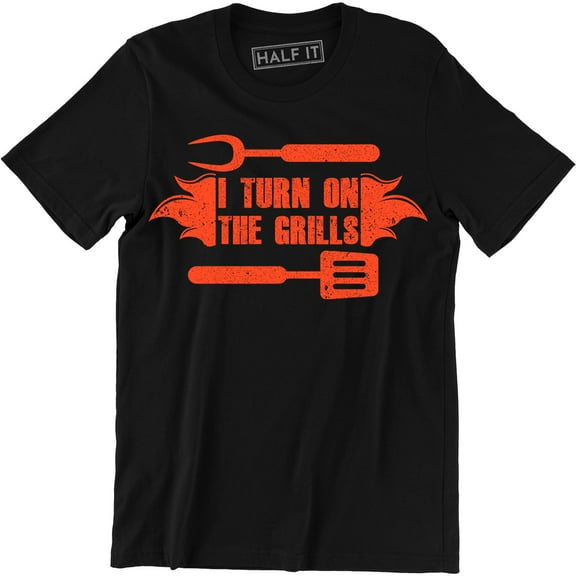 I Turn On The Grills Cool Chef Cook Tools Men's T-Shirt