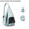 thumbnail image 3 of Donut Time Sling Backpack – Sweet Treats Pattern Shoulder Bag, Compact Anti-Theft Pack for Commuters, 3 of 4