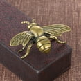thumbnail image 1 of Copper Bee Figurine, Vivid Rust Proof Fade Resistant Exquisite Metal Animal Statue Antique  for Desktop for Office, 1 of 7