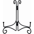 thumbnail image 1 of SVENJBB Black Iron Plate Stand, 8 Inch Plate Holder for Display, Small Metal Plate Display Stands for Cookbook, Picture Frame, Photo, Decorative Plates (8 Inch, 1 Pack), 1 of 7