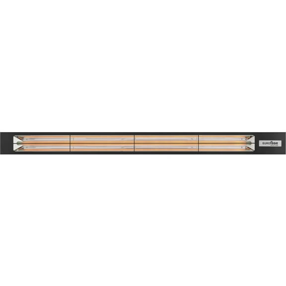 Eurofase Heating - 4000 Watt Single Element Low Profile 64 Inch Electric Patio Heater-208 Voltage-Black Finish