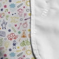 thumbnail image 4 of Cartoon Microwave Oven Cover, like Drawing of Sun Tent Various Other Friendly Things, Water Resistant Organizer with Pockets for Kitchen, 36" x 12", Multicolor, by Ambesonne, 4 of 4