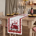 thumbnail image 2 of Table Runners 72 Inches Long Dress Scarves, Red Valentine's Day Farmhouse Kitchen Table Runner, Coffee Tablerunners, Love Heart Roses Gnomes Vintage Floral 16x72 Inch, 2 of 9