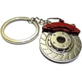 thumbnail image 1 of LAICAIW Porte-Clés Frein Rotor Rouge Argent Pièce Automobile Cadeau Voiture Porte-Clés, Rotor Rouge / Argent, Taille Unique, 1 of 2