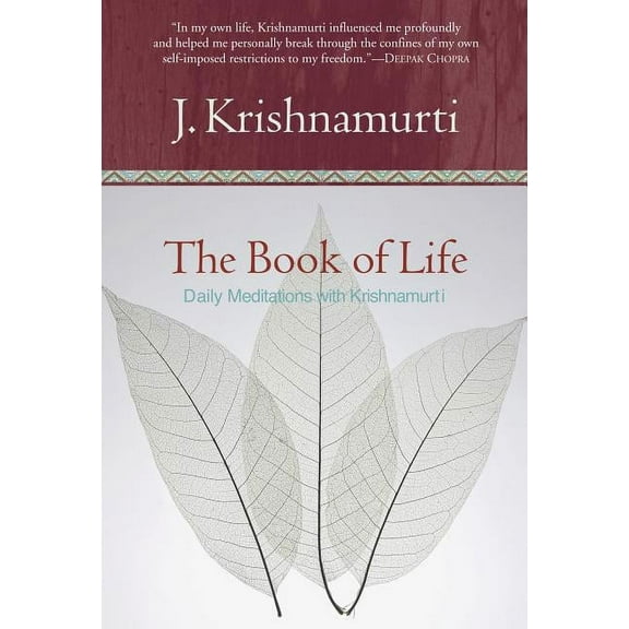 The Book of Life: Daily Meditations with Krishnamurti, (Hardcover)