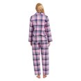thumbnail image 5 of GLOBAL Women’s Flannel Pajama Set 100% Cotton Comfy PJs for Women Long Sleeve Button Front 2-Piece Warm and Cozy Sleepwear,Size S-3XL, 5 of 5